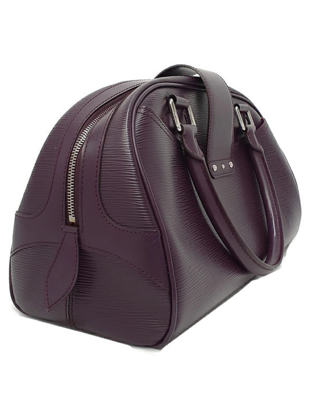 Louis Vuitton Bowling Handbag Montaigne Epi Black